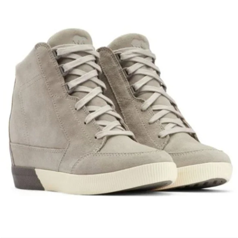 Sorel Out N About Wedge Sneaker Boot Dove Grey Quarry Sz 9.5